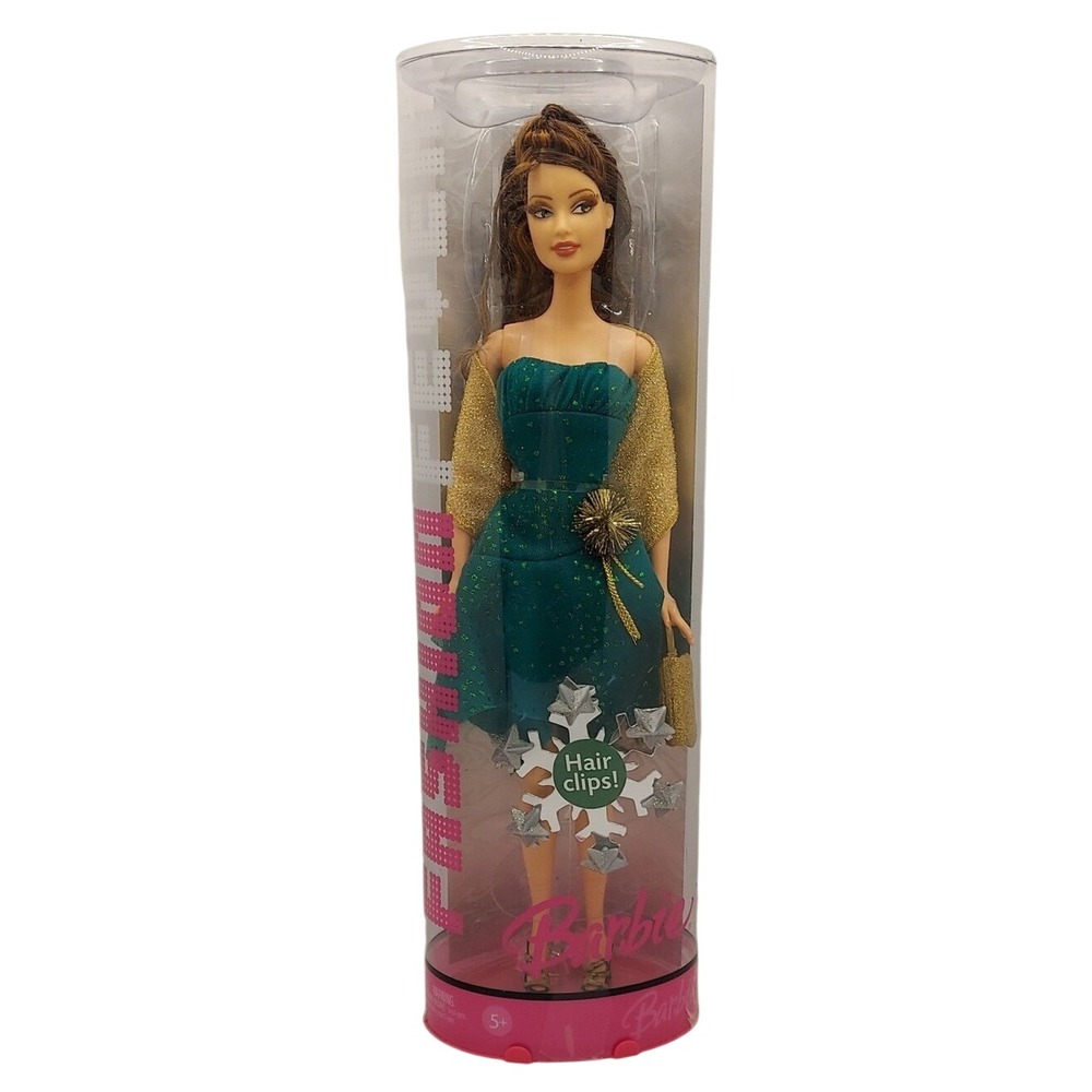 2006 Barbie Fashion Fever Sparkle and Shine Kayla - Green Dress
